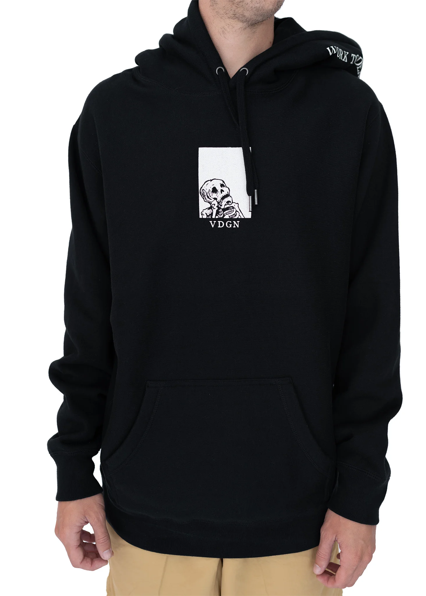 Work To Death - Heavyweight Hoodie - Image 4