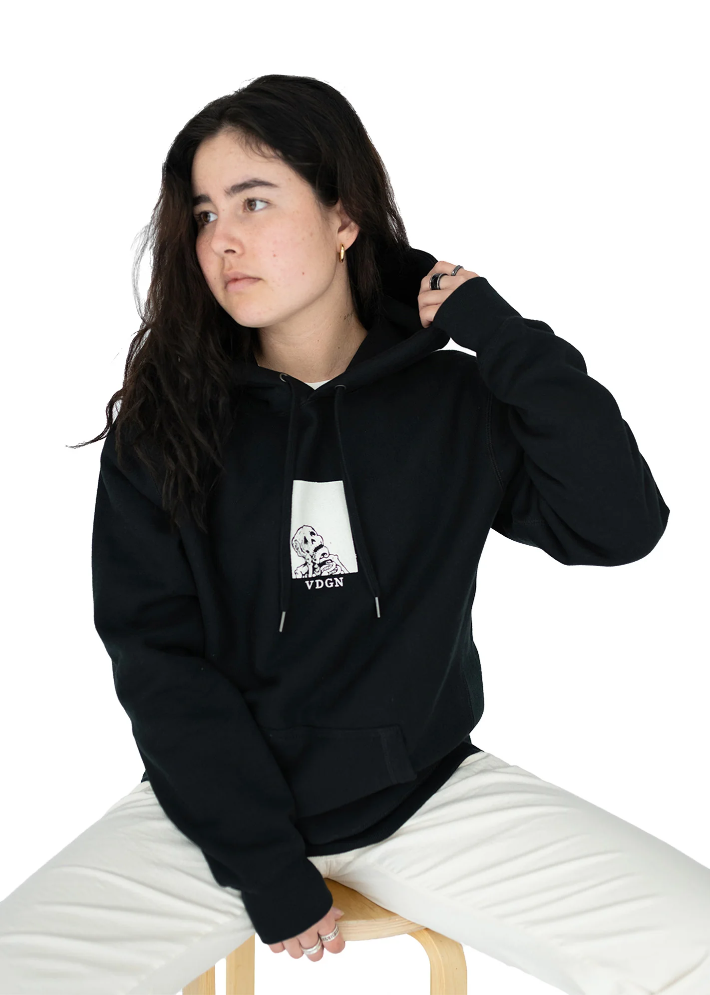 Work To Death - Heavyweight Hoodie - Image 5